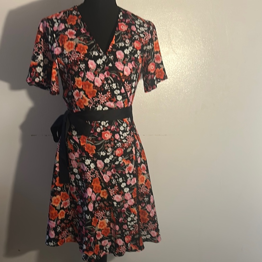 Floral Wrap Dress